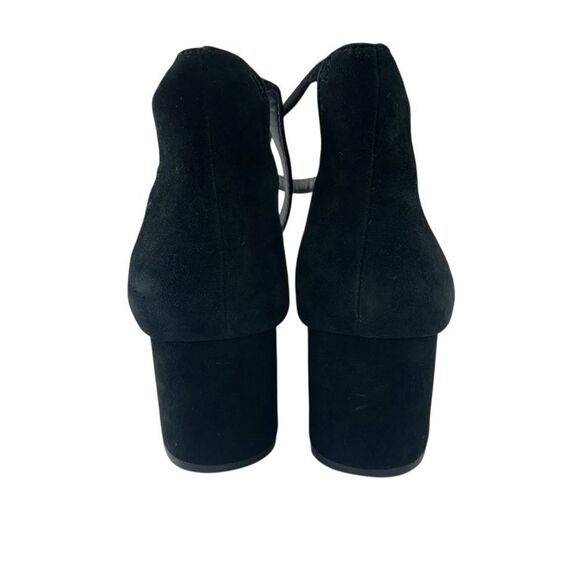 Steve Madded Black Suede Block Heel Irenne Sandal, 10 - Picture 6 of 10